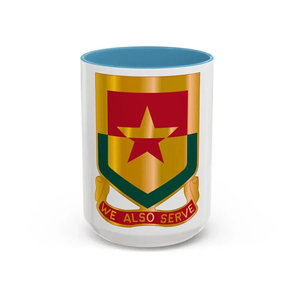 313 Cavalry Regiment (U.S. Army) Accent Coffee Mug 15oz Light Blue - Go Mug Yourself