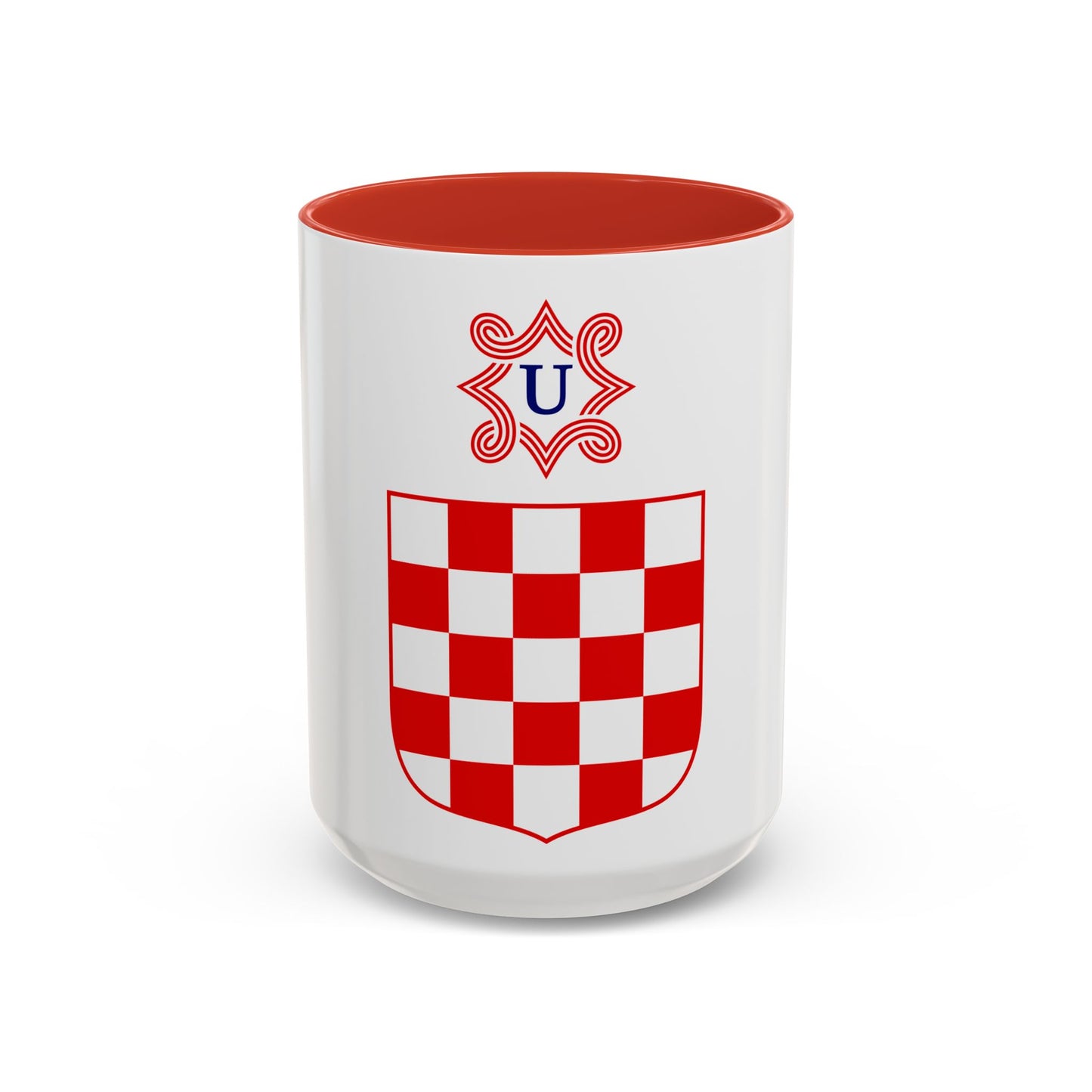 Coat of arms of the Independent State of Croatia - Accent Coffee Mug