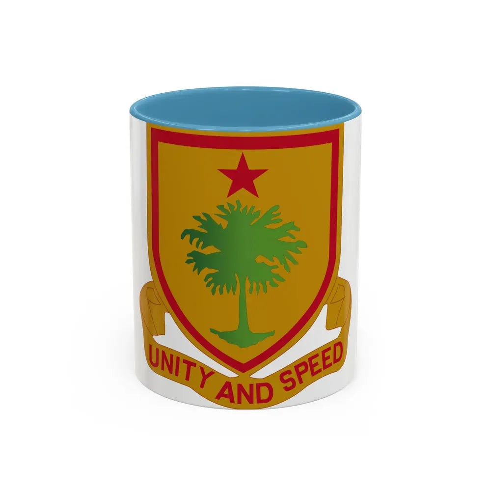 314 Cavalry Regiment (U.S. Army) Accent Coffee Mug 11oz Light Blue - Go Mug Yourself
