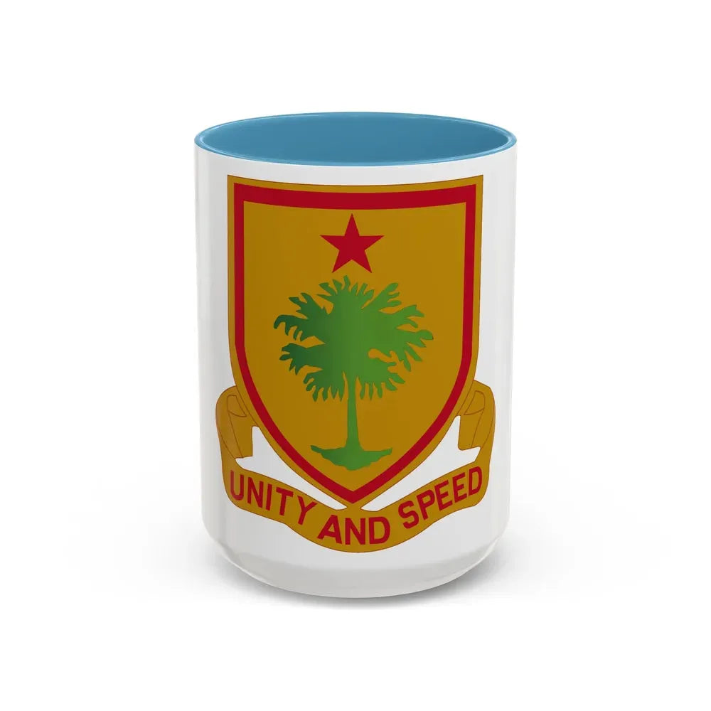 314 Cavalry Regiment (U.S. Army) Accent Coffee Mug 15oz Light Blue - Go Mug Yourself