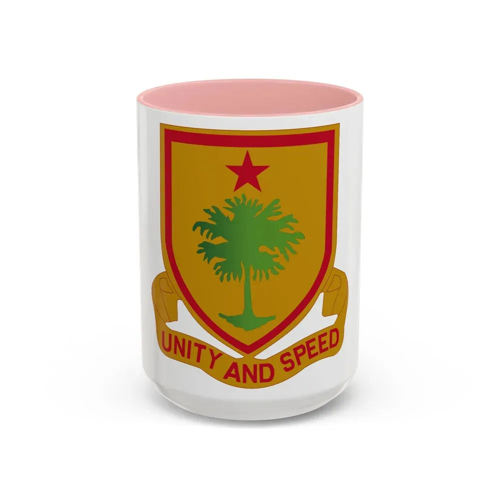 314 Cavalry Regiment (U.S. Army) Accent Coffee Mug 15oz Pink - Go Mug Yourself