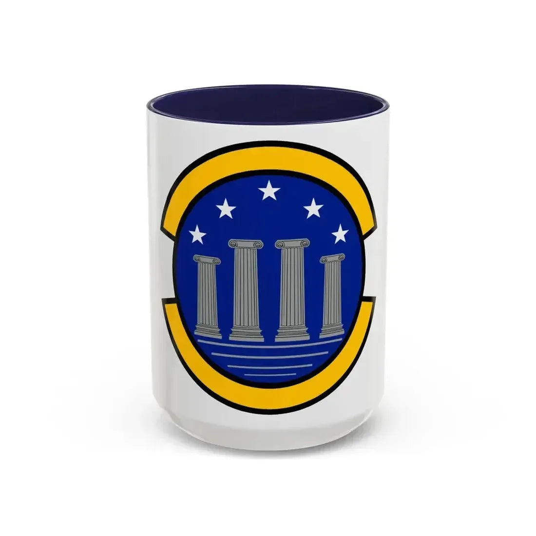 314 Maintenance Operations Flight AETC (U.S. Air Force) Accent Coffee Mug 15oz Navy - Go Mug Yourself