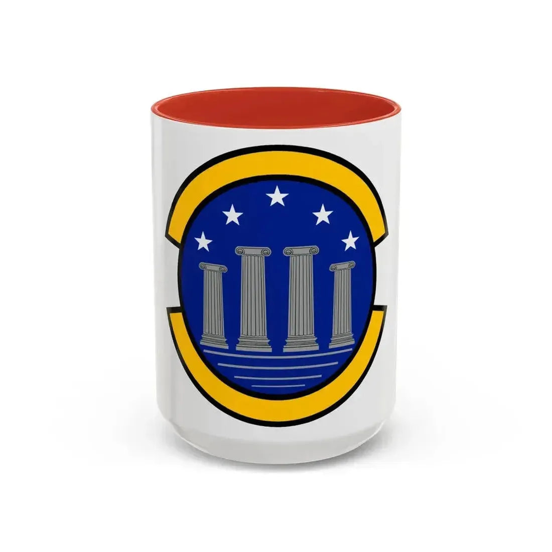 314 Maintenance Operations Flight AETC (U.S. Air Force) Accent Coffee Mug 15oz Red - Go Mug Yourself