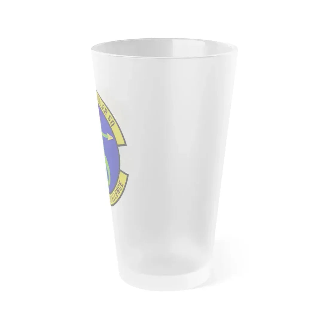 314th Comptroller Squadron (U.S. Air Force) Frosted Pint Glass 16oz - Go Mug Yourself