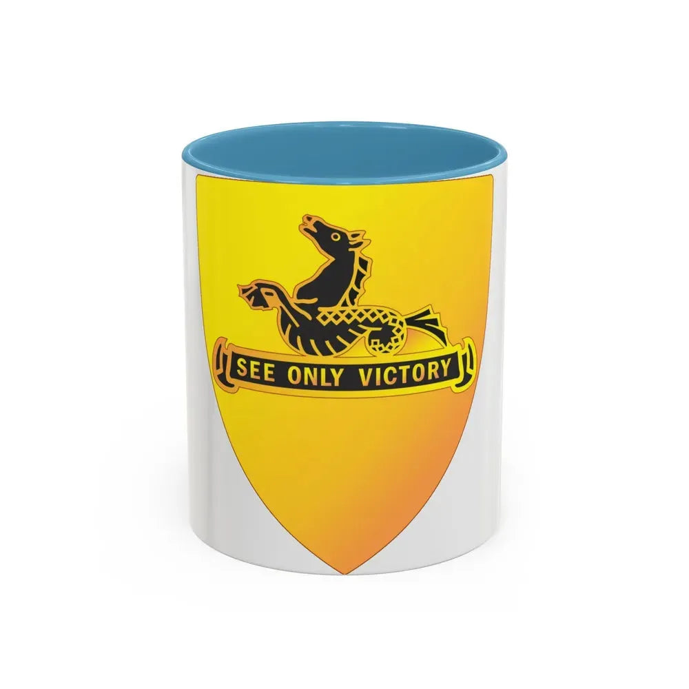 315 Cavalry Regiment (U.S. Army) Accent Coffee Mug 11oz Light Blue - Go Mug Yourself