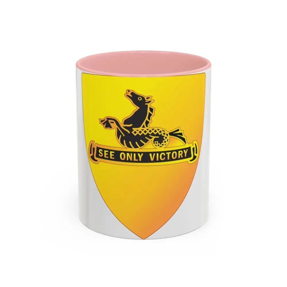 315 Cavalry Regiment (U.S. Army) Accent Coffee Mug 11oz Pink - Go Mug Yourself