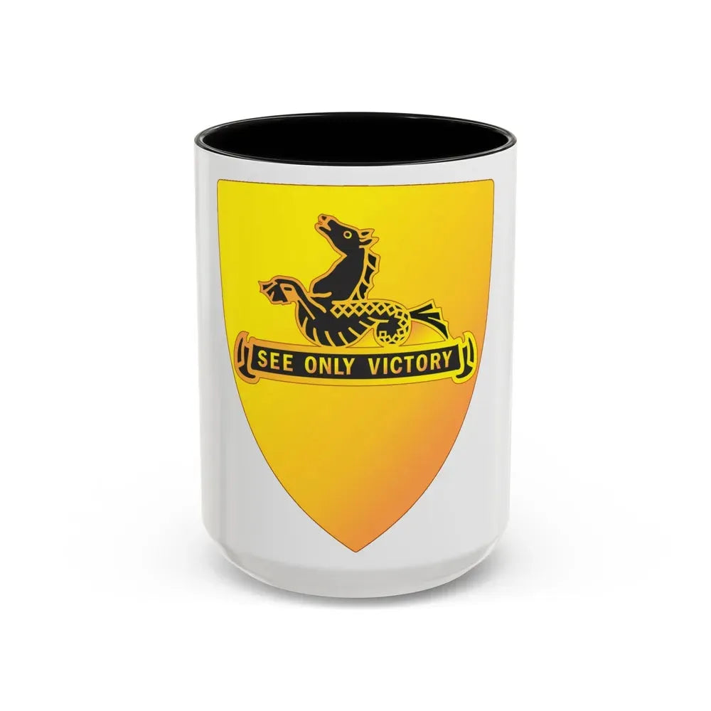 315 Cavalry Regiment (U.S. Army) Accent Coffee Mug 15oz Black - Go Mug Yourself