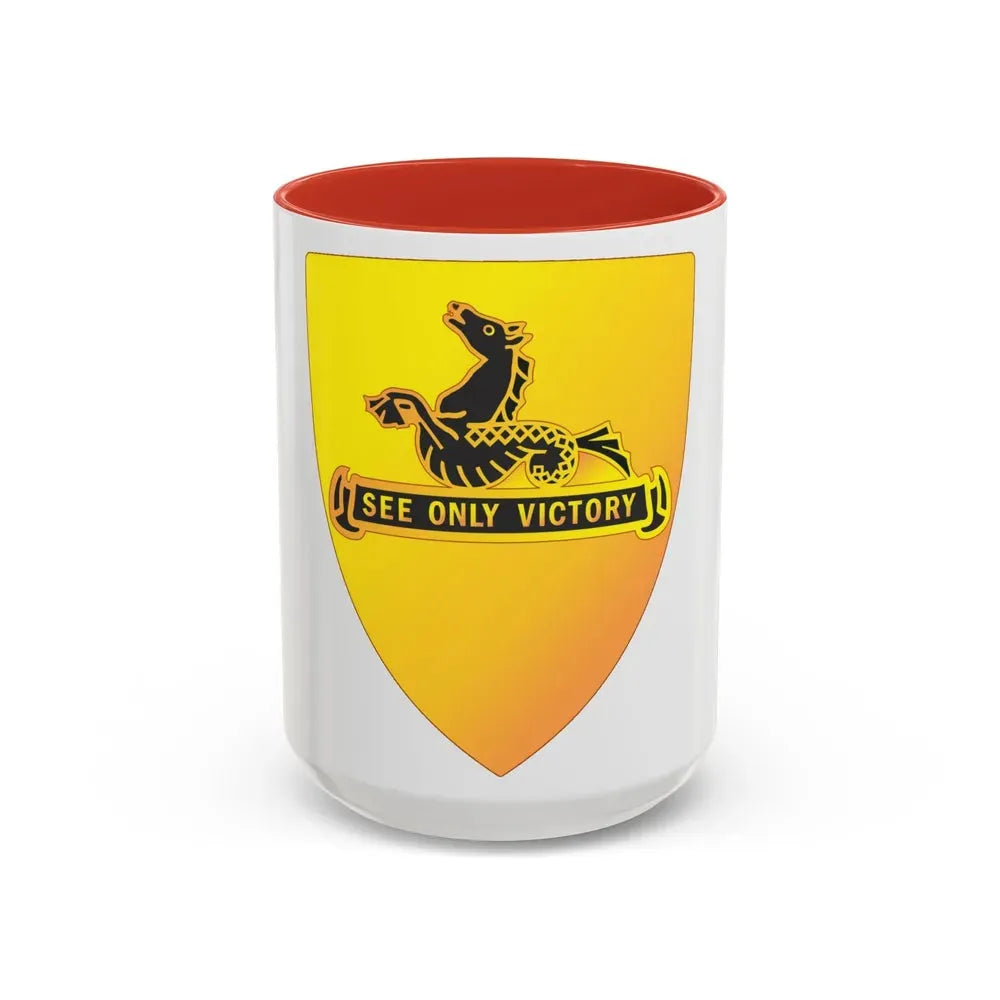 315 Cavalry Regiment (U.S. Army) Accent Coffee Mug 15oz Red - Go Mug Yourself
