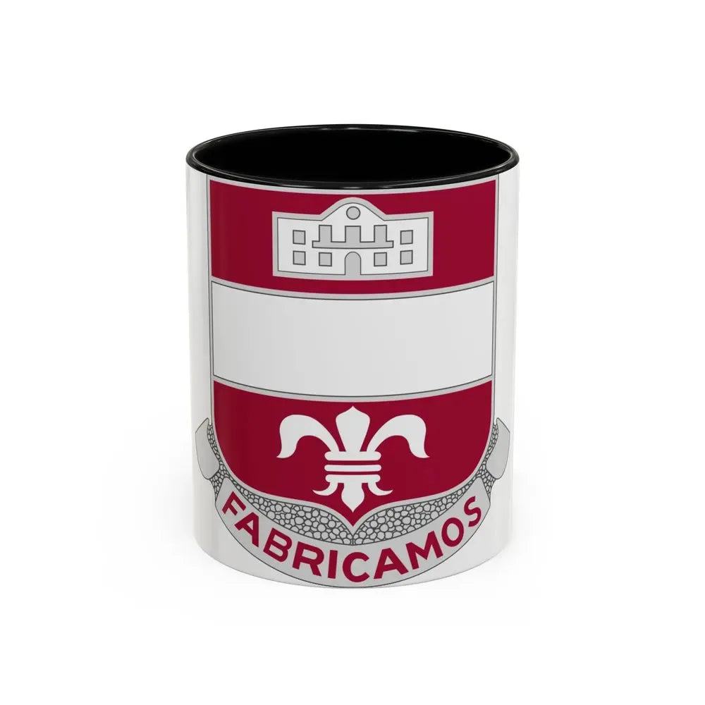 315 Engineer Battalion (U.S. Army) Accent Coffee Mug 11oz Black - Go Mug Yourself