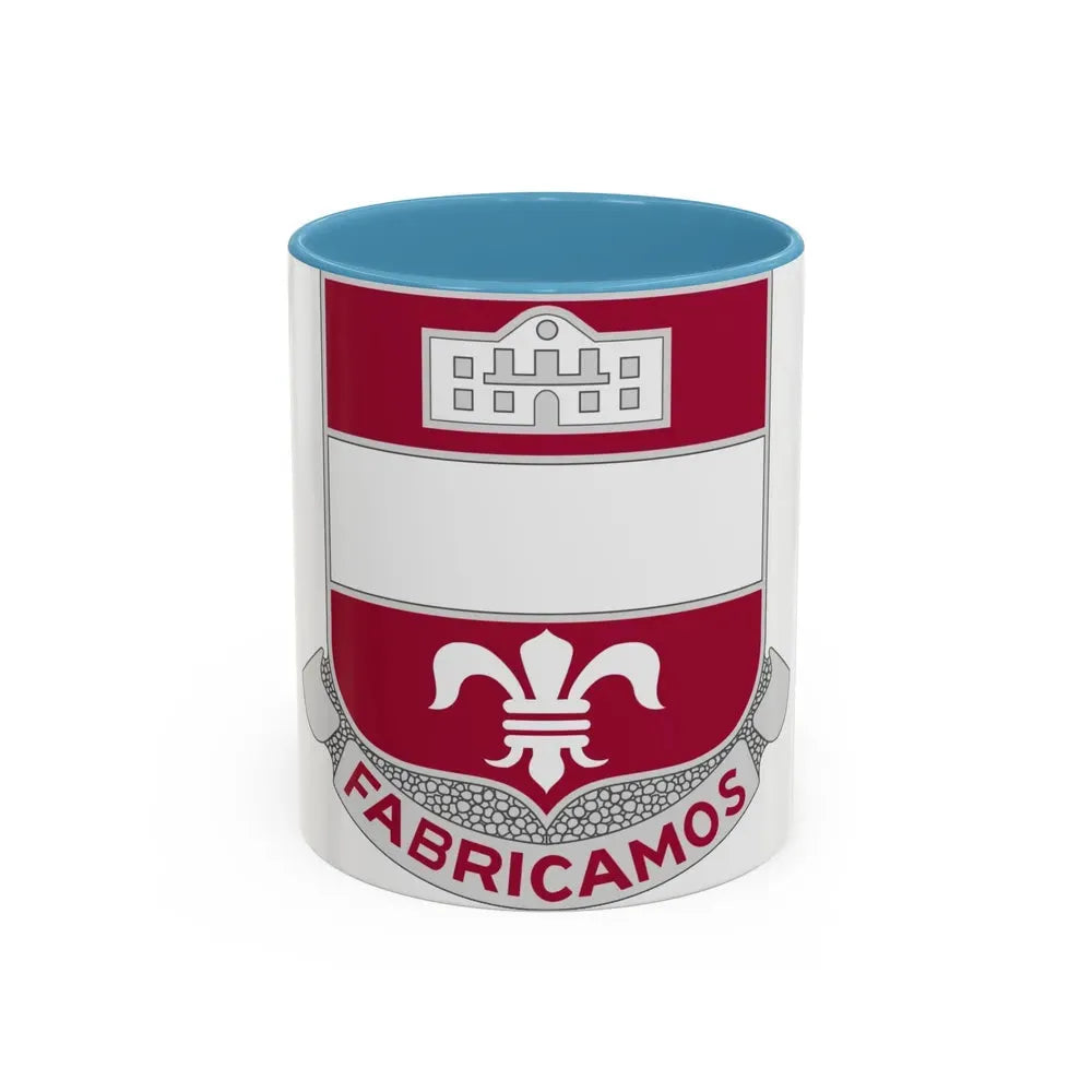 315 Engineer Battalion (U.S. Army) Accent Coffee Mug 11oz Light Blue - Go Mug Yourself