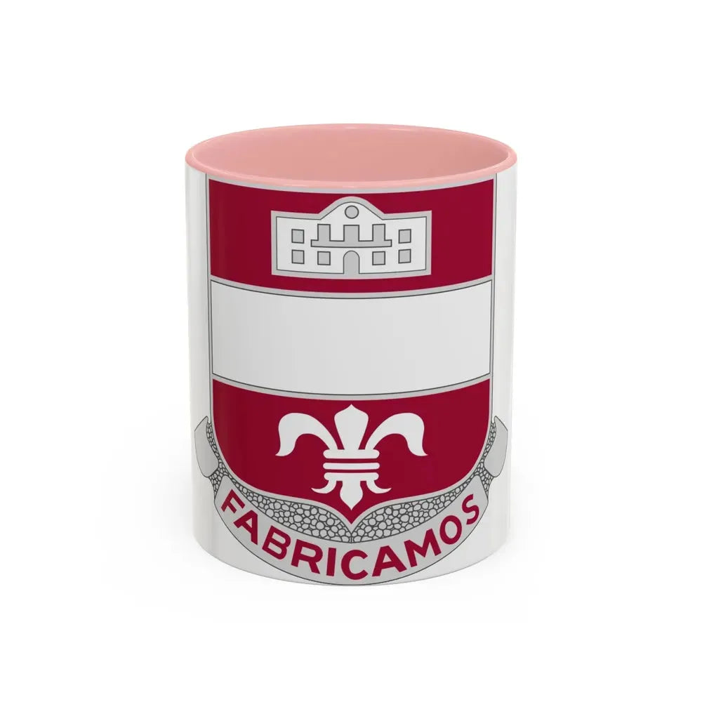 315 Engineer Battalion (U.S. Army) Accent Coffee Mug 11oz Pink - Go Mug Yourself