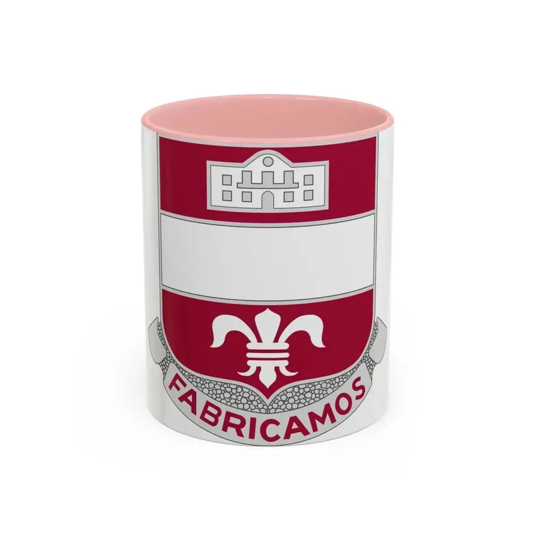 315 Engineer Battalion (U.S. Army) Accent Coffee Mug 11oz Pink - Go Mug Yourself