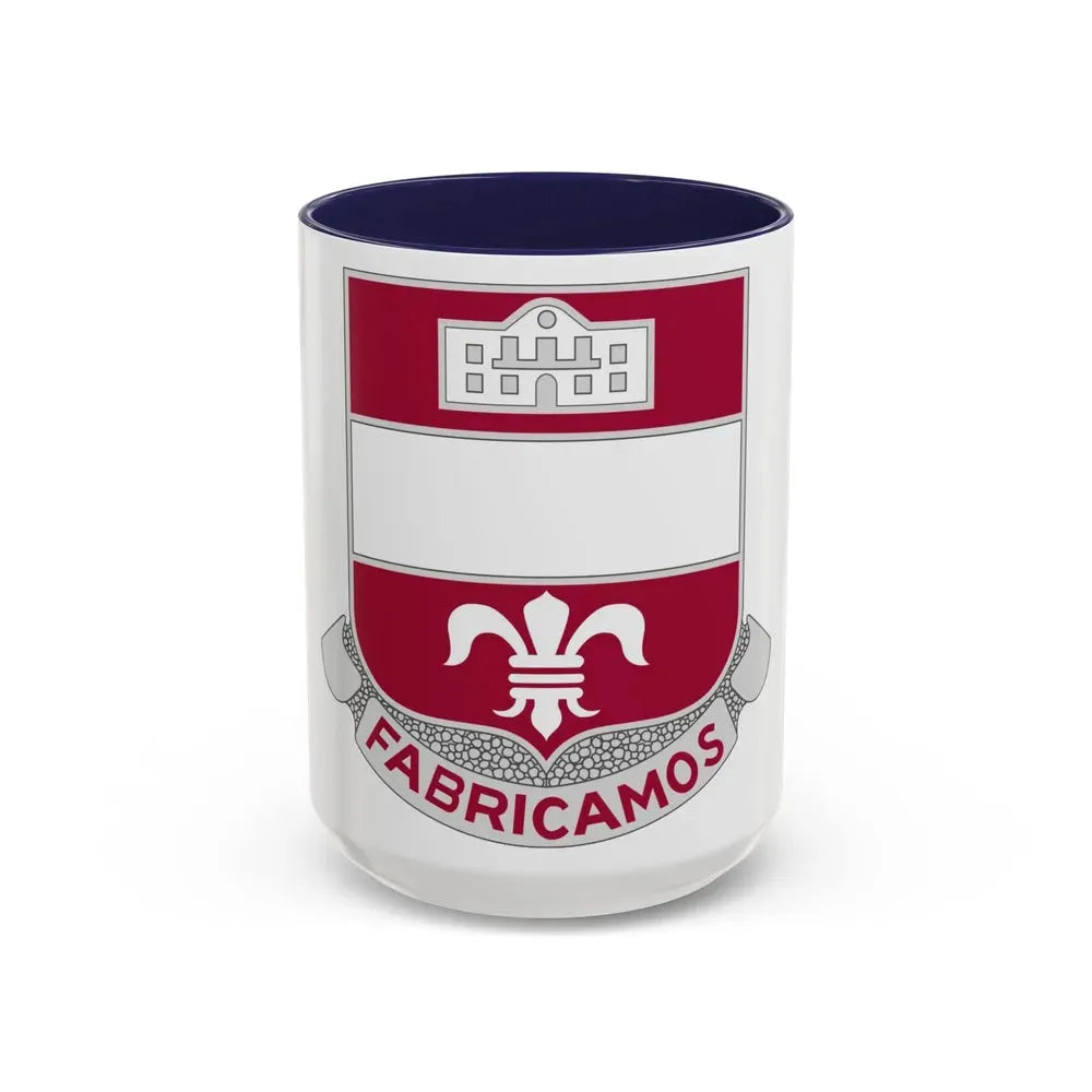 315 Engineer Battalion (U.S. Army) Accent Coffee Mug 15oz Navy - Go Mug Yourself