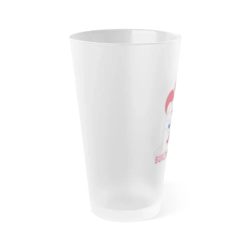 315 Engineer Group (U.S. Army) Frosted Pint Glass 16oz - Go Mug Yourself