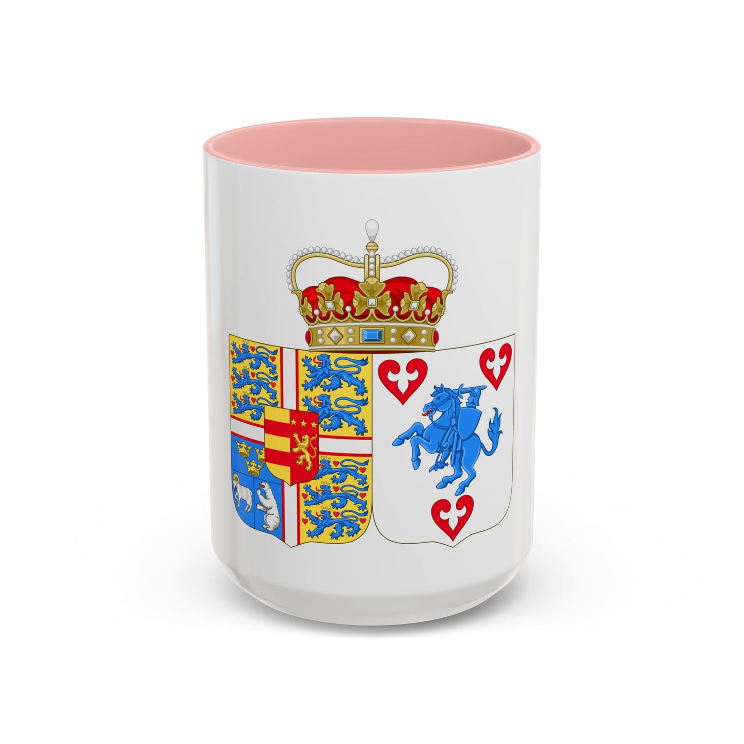 Coat of arms of Princess Marie of Denmark - Accent Coffee Mug