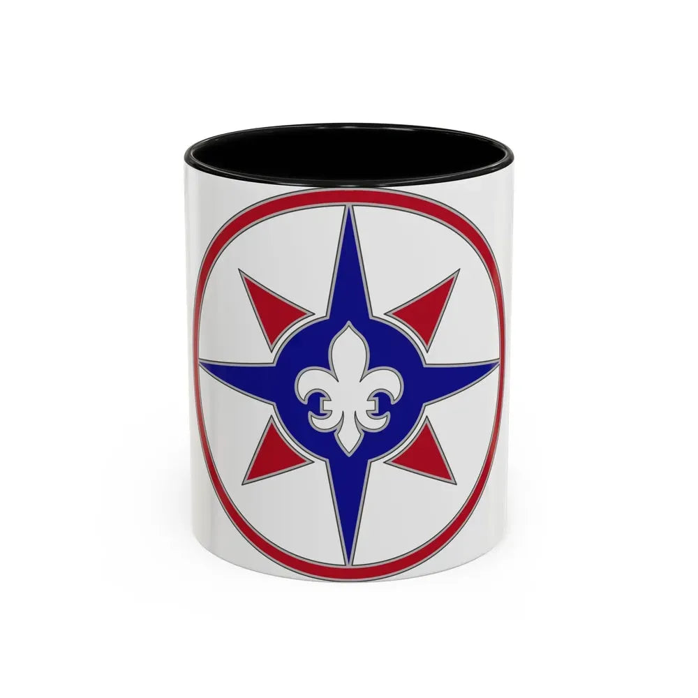 316 Sustainment Command (U.S. Army) Accent Coffee Mug 11oz Black - Go Mug Yourself
