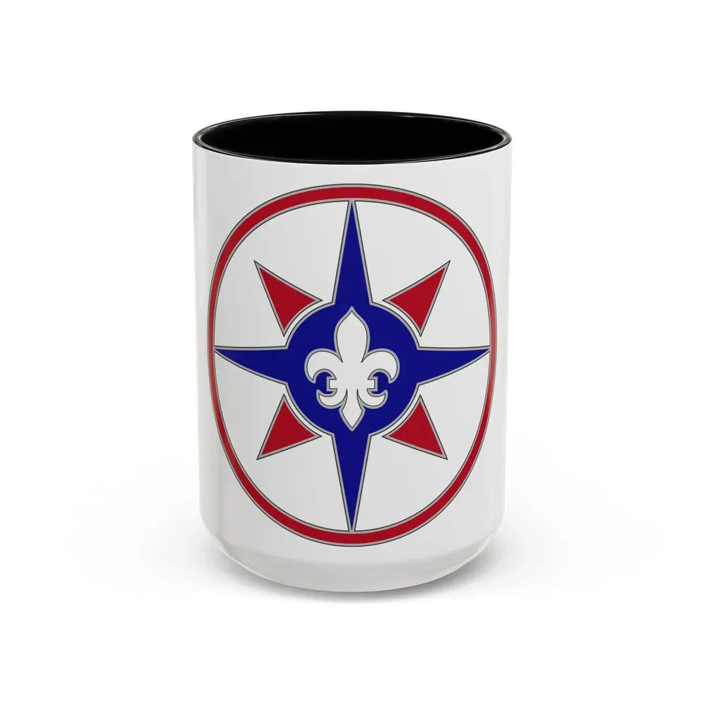 316 Sustainment Command (U.S. Army) Accent Coffee Mug 15oz Black - Go Mug Yourself