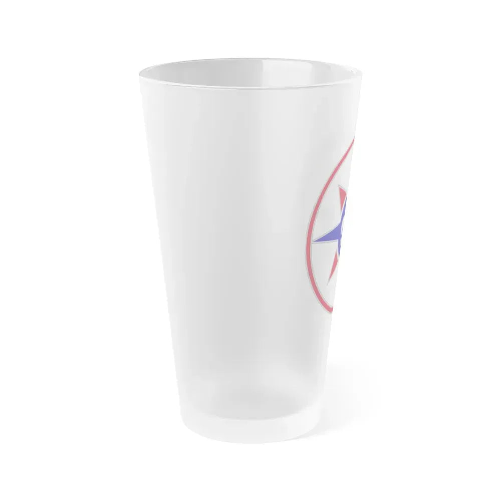 316 Sustainment Command (U.S. Army) Frosted Pint Glass 16oz - Go Mug Yourself