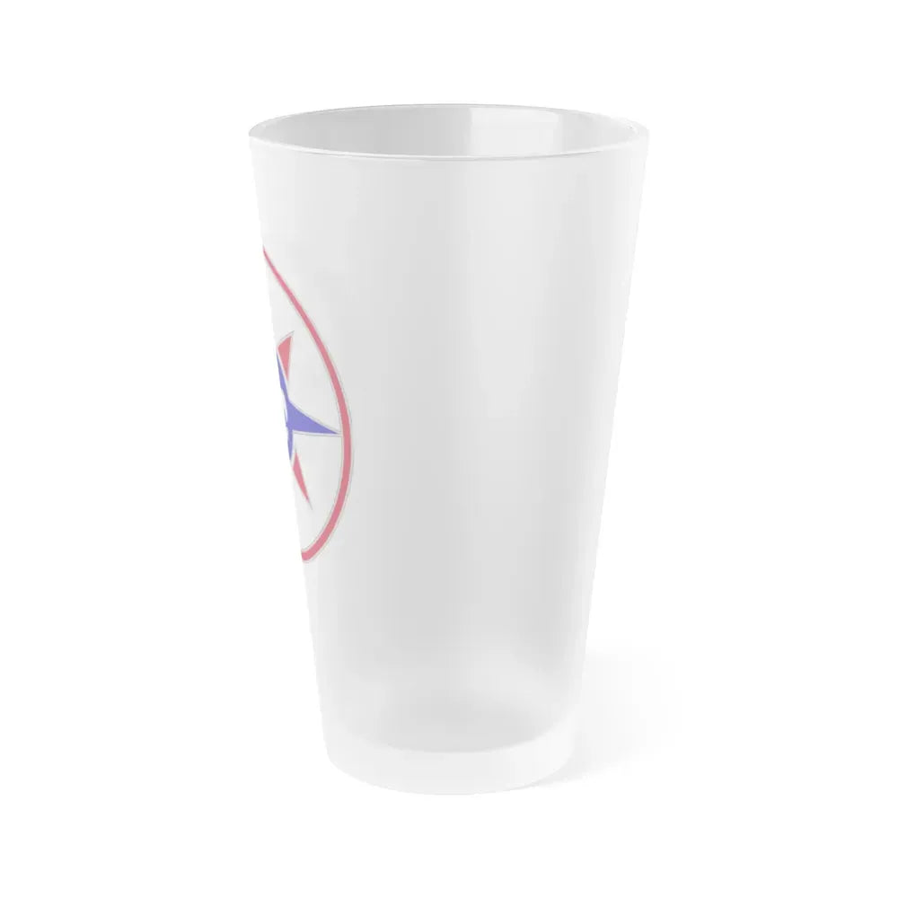 316 Sustainment Command (U.S. Army) Frosted Pint Glass 16oz - Go Mug Yourself