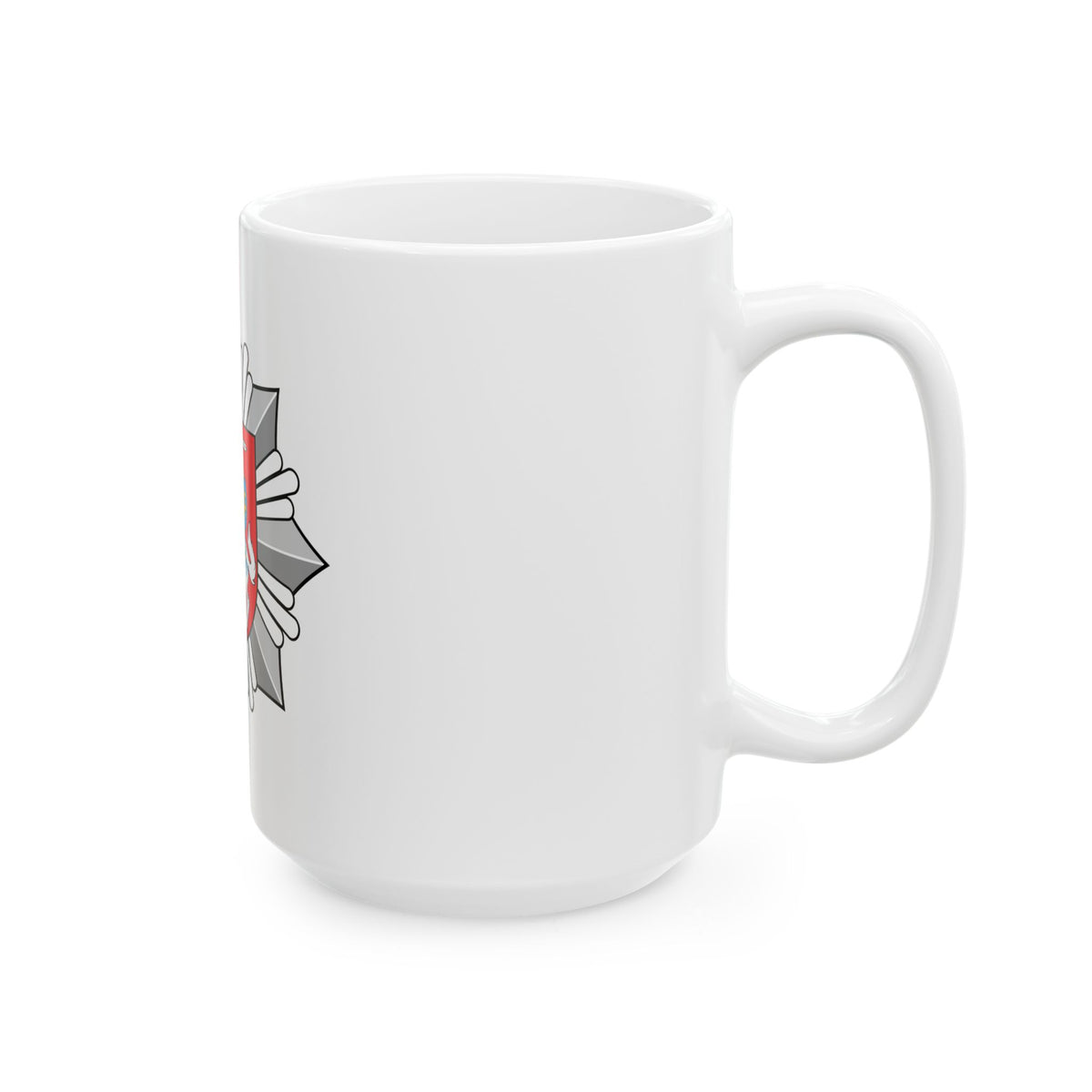 Logo of the Police of Lithuania - White Coffee Mug