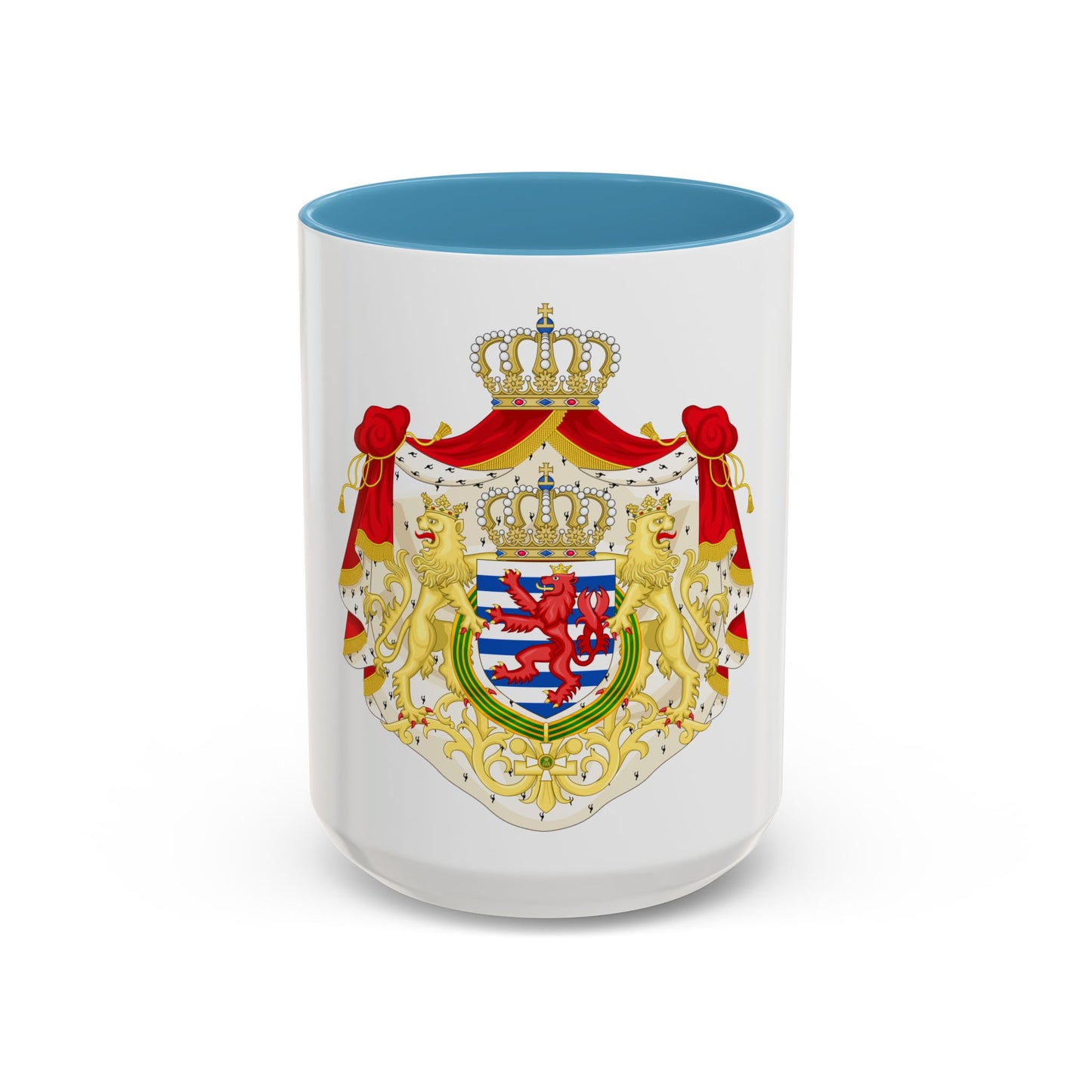 Greater coat of arms of the grand-duchy of Luxembourg 2 - Accent Coffee Mug