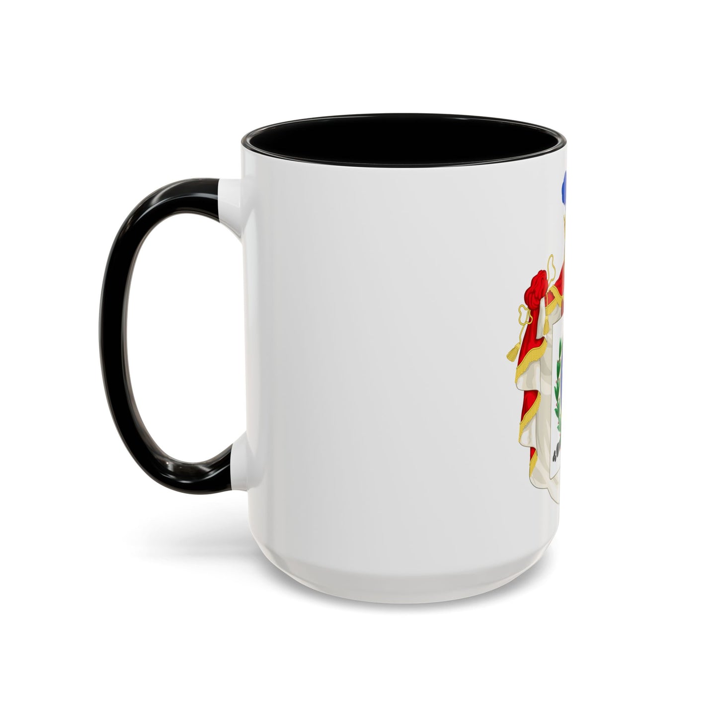 Ornamented Coat of Arms of Chile (1819-1834) Cerro Castillo Version - Accent Coffee Mug
