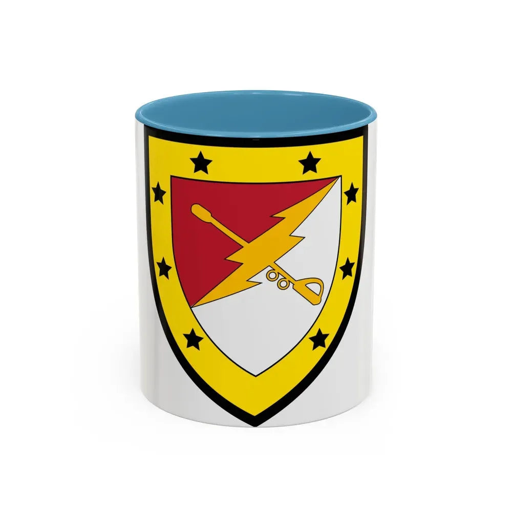 316th Cavalry Brigade (U.S. Army) Accent Coffee Mug 11oz Light Blue - Go Mug Yourself