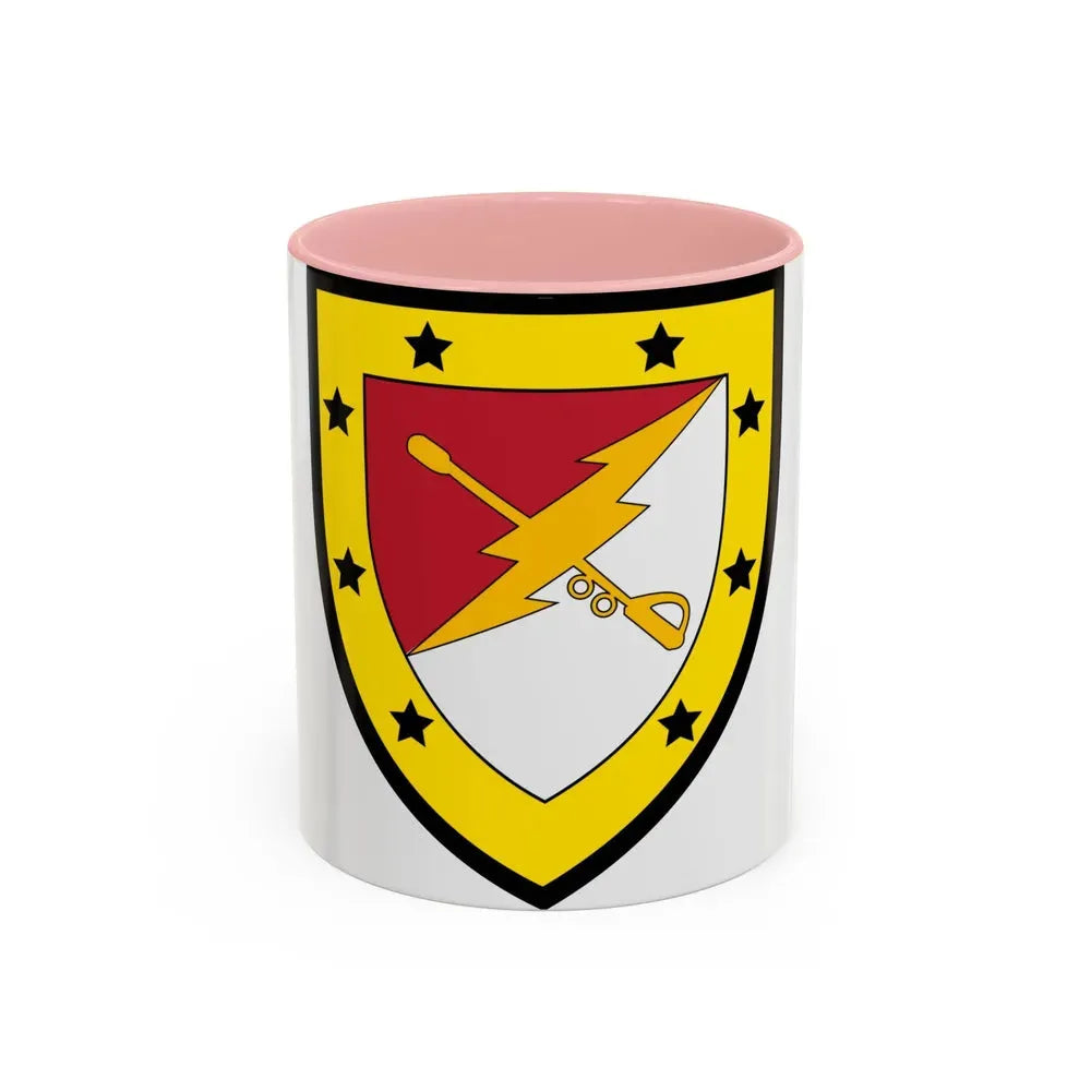 316th Cavalry Brigade (U.S. Army) Accent Coffee Mug 11oz Pink - Go Mug Yourself