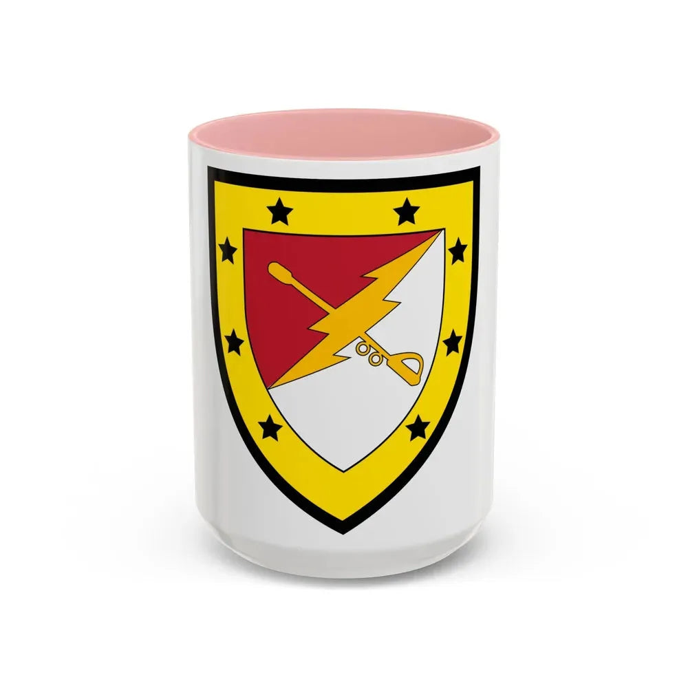 316th Cavalry Brigade (U.S. Army) Accent Coffee Mug 15oz Pink - Go Mug Yourself