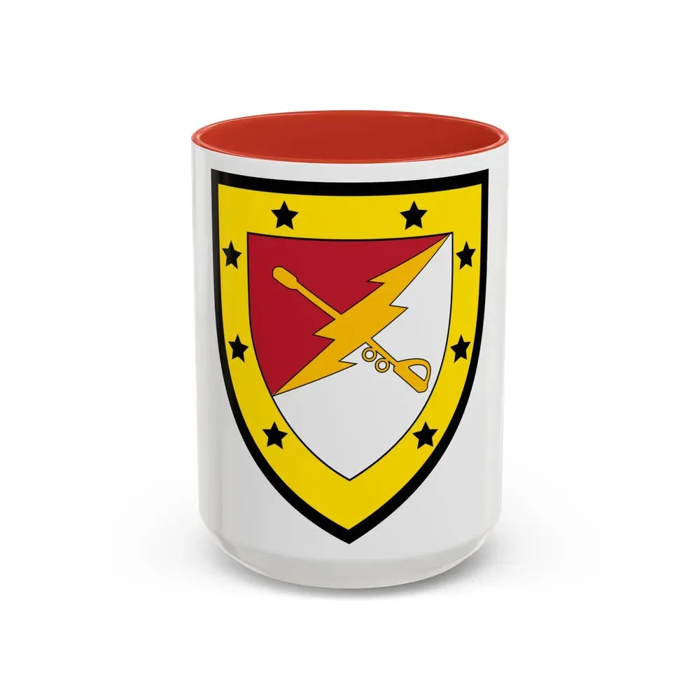316th Cavalry Brigade (U.S. Army) Accent Coffee Mug 15oz Red - Go Mug Yourself