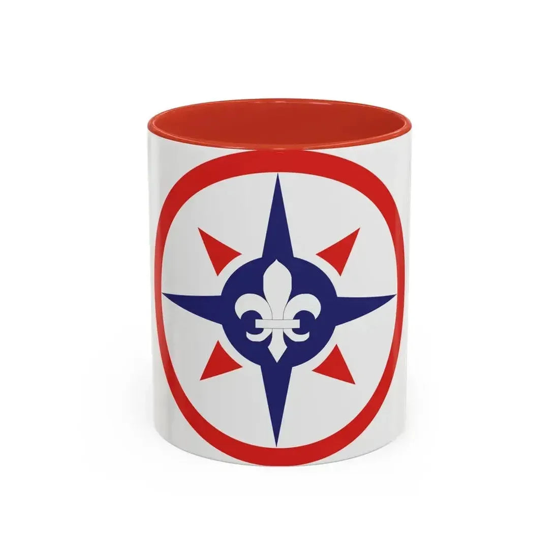 316th Sustainment Command Expeditionary (U.S. Army) Accent Coffee Mug 11oz Red - Go Mug Yourself