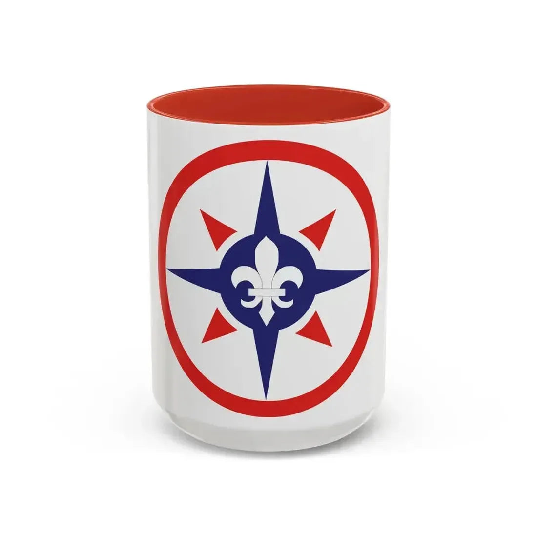 316th Sustainment Command Expeditionary (U.S. Army) Accent Coffee Mug 15oz Red - Go Mug Yourself