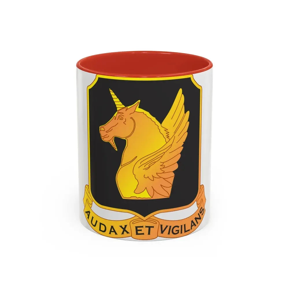 317 Cavalry Regiment (U.S. Army) Accent Coffee Mug 11oz Red - Go Mug Yourself