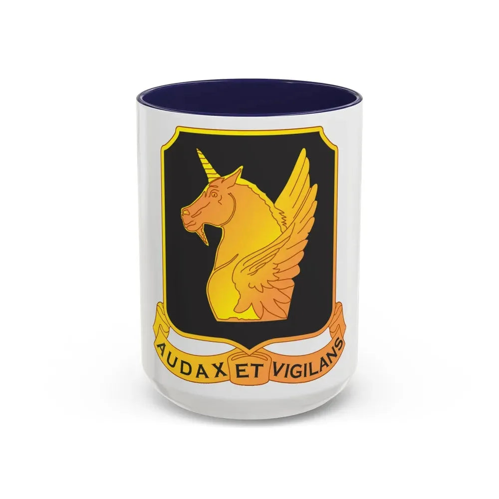 317 Cavalry Regiment (U.S. Army) Accent Coffee Mug 15oz Navy - Go Mug Yourself