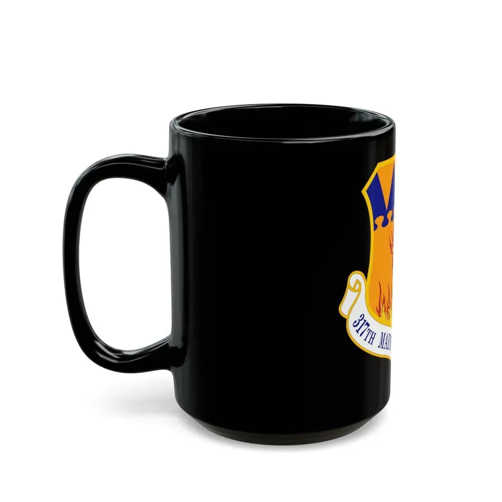 317 Maintenance Group AMC (U.S. Air Force) Black Coffee Mug - Go Mug Yourself