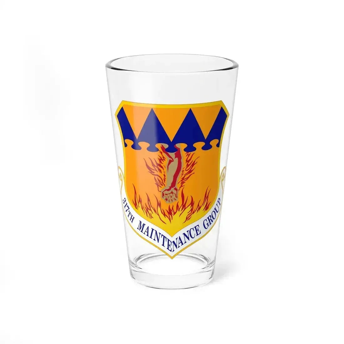 317 Maintenance Group AMC (U.S. Air Force) Pint Glass 16oz - Go Mug Yourself