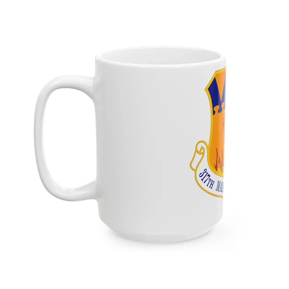 317 Maintenance Group AMC (U.S. Air Force) White Coffee Mug - Go Mug Yourself