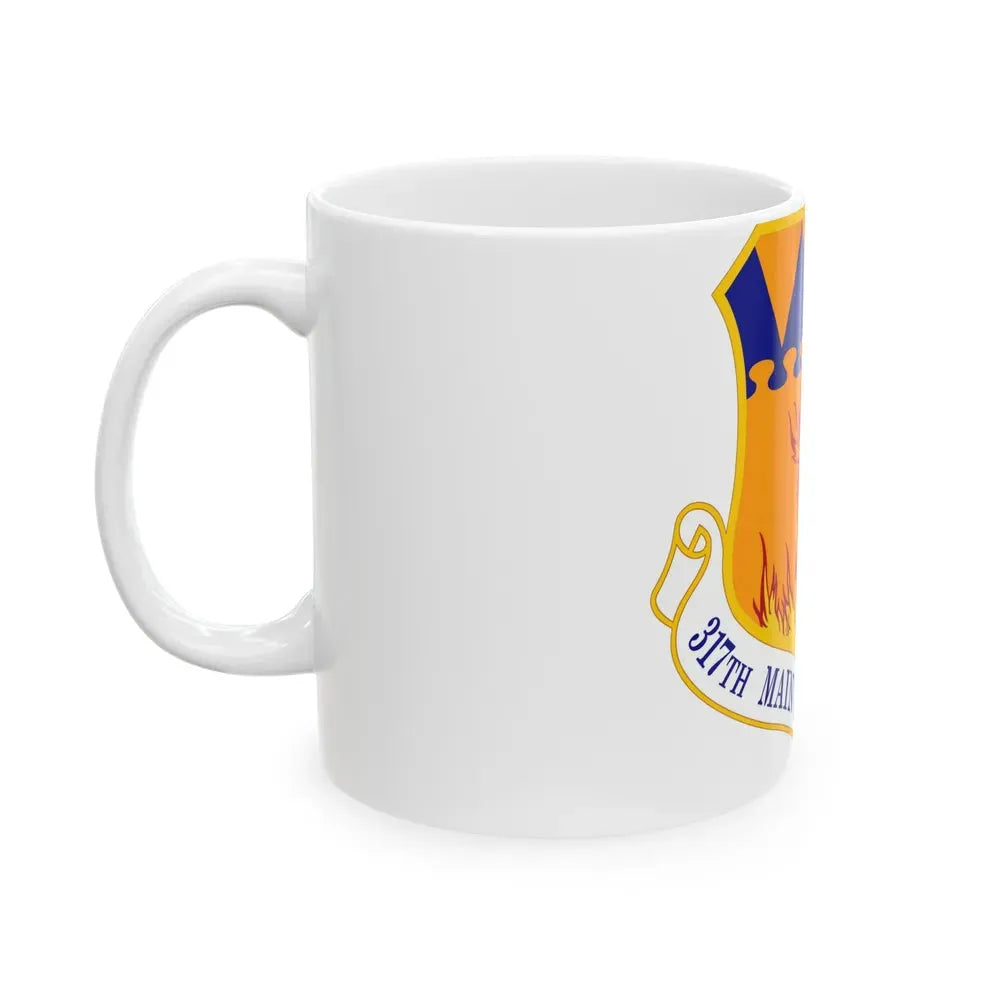317 Maintenance Group AMC (U.S. Air Force) White Coffee Mug - Go Mug Yourself