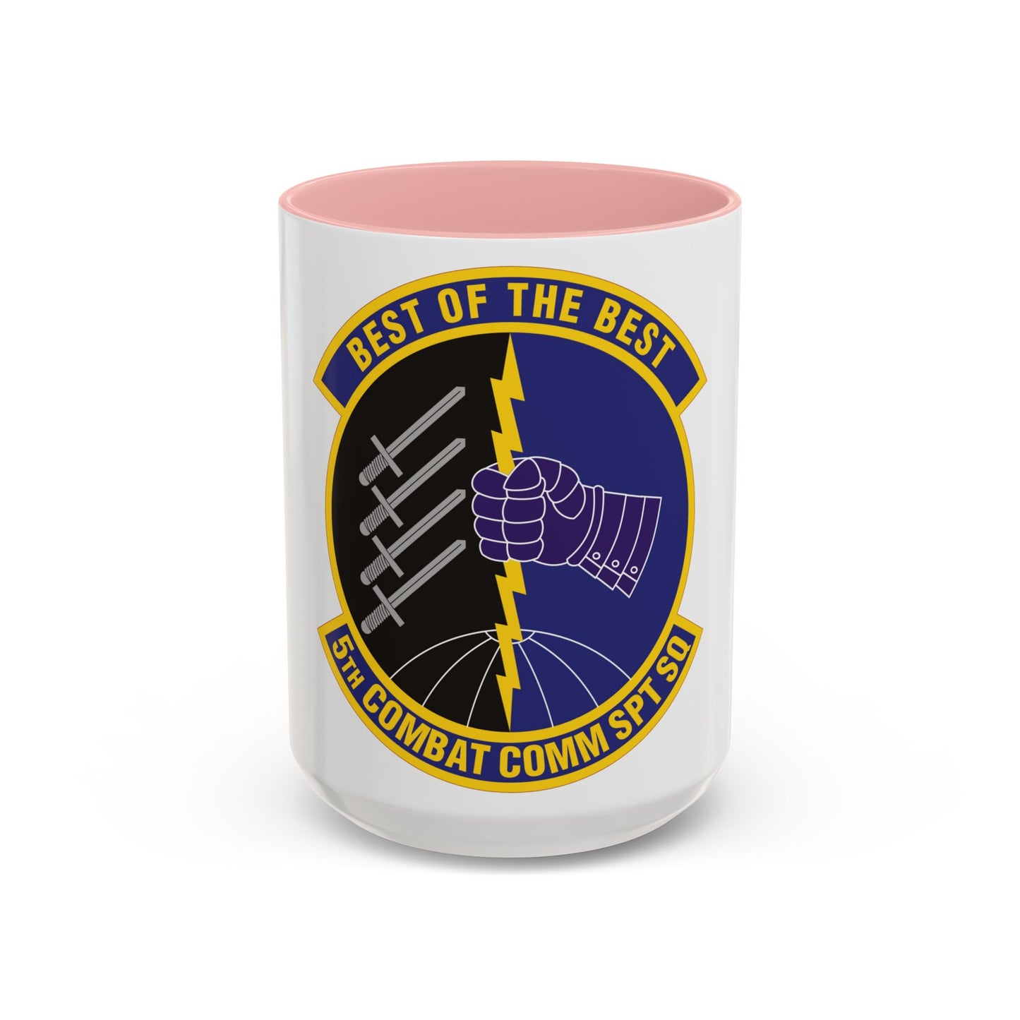 5 Combat Communications Support Squadron ACC (U.S. Air Force) Accent Coffee Mug