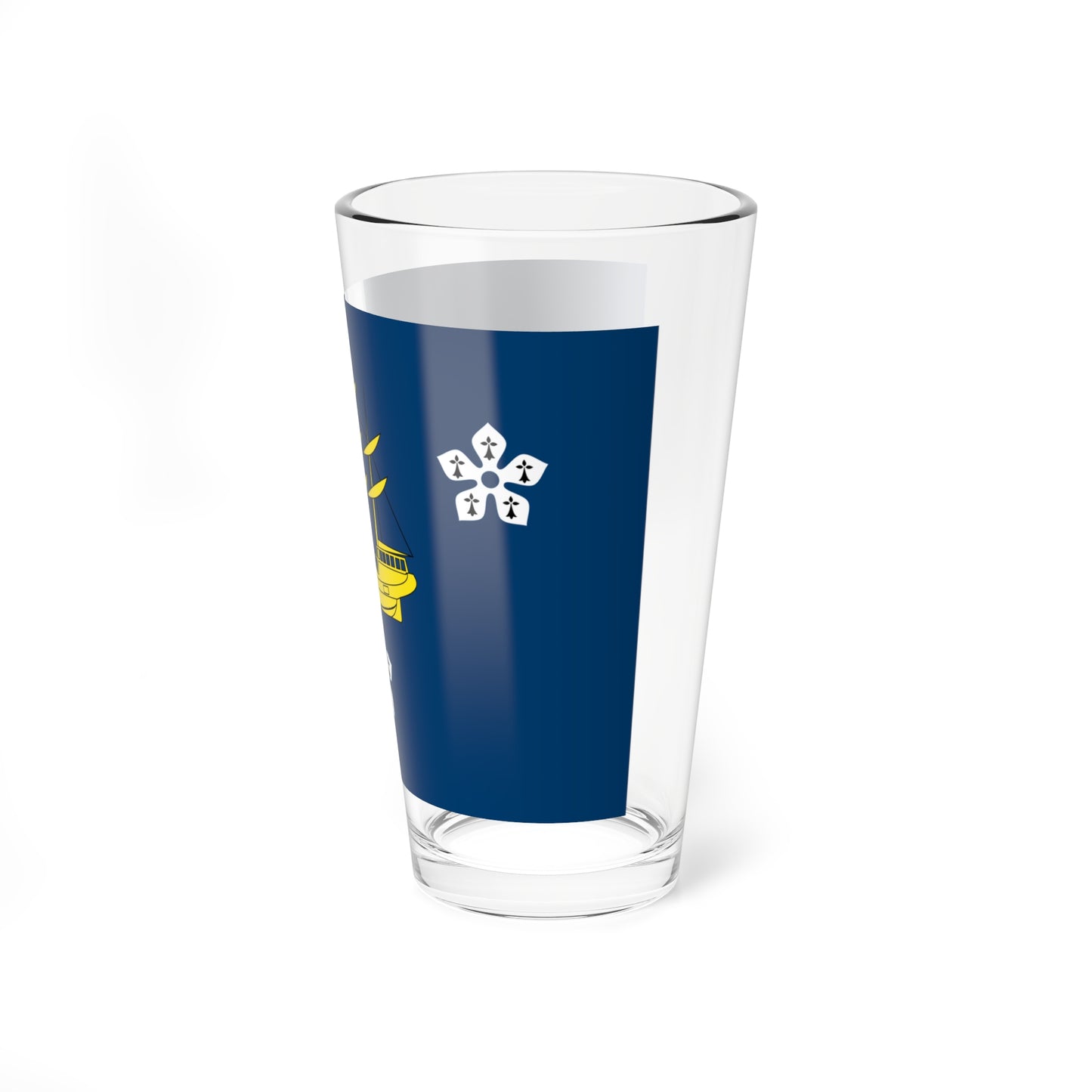 Flag of Hamilton Bermuda (United Kingdom) Pint Glass 16oz
