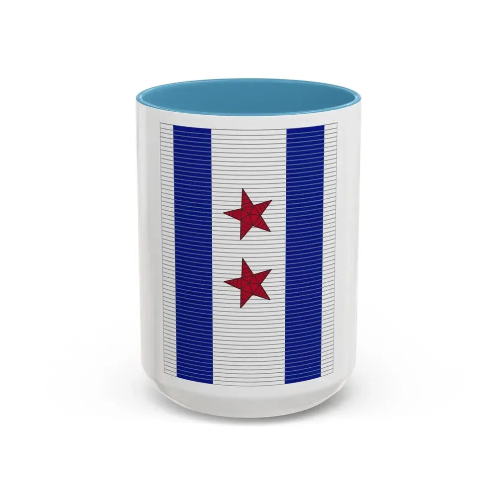 318 Cavalry Regiment (U.S. Army) Accent Coffee Mug 15oz Light Blue - Go Mug Yourself