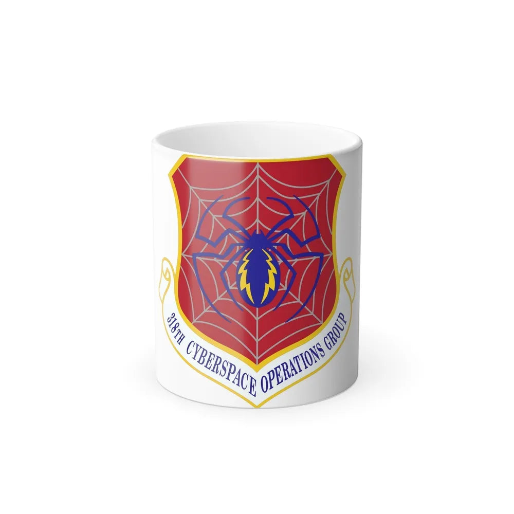 318 Cyberspace Operations Group ACC (U.S. Air Force) Color Changing Coffee Mug-11oz-Go Mug Yourself