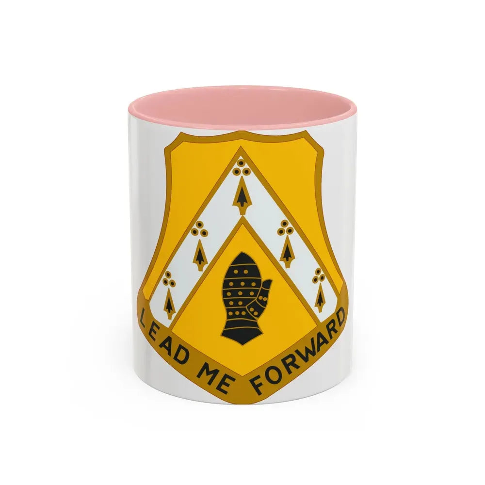 319 Cavalry Regiment (U.S. Army) Accent Coffee Mug 11oz Pink - Go Mug Yourself