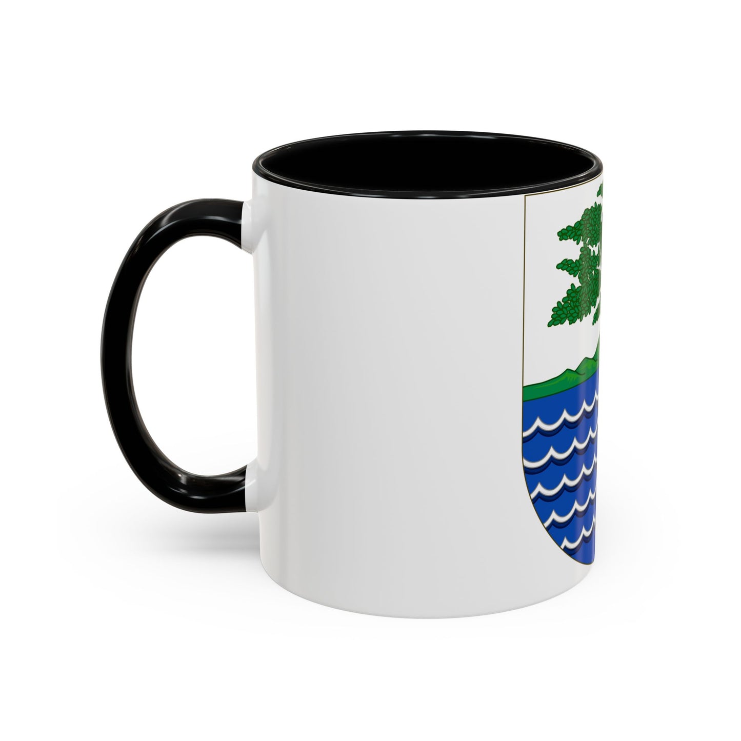 Coat of Arms of the Portuguese and Spanish Guinea - Accent Coffee Mug