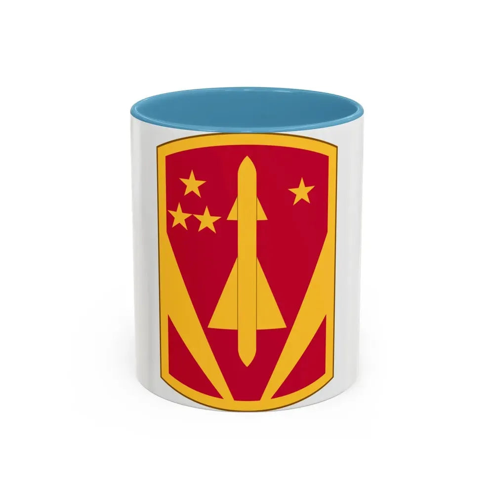 31st Air Defense Artillery Brigade (U.S. Army) Accent Coffee Mug 11oz Light Blue - Go Mug Yourself