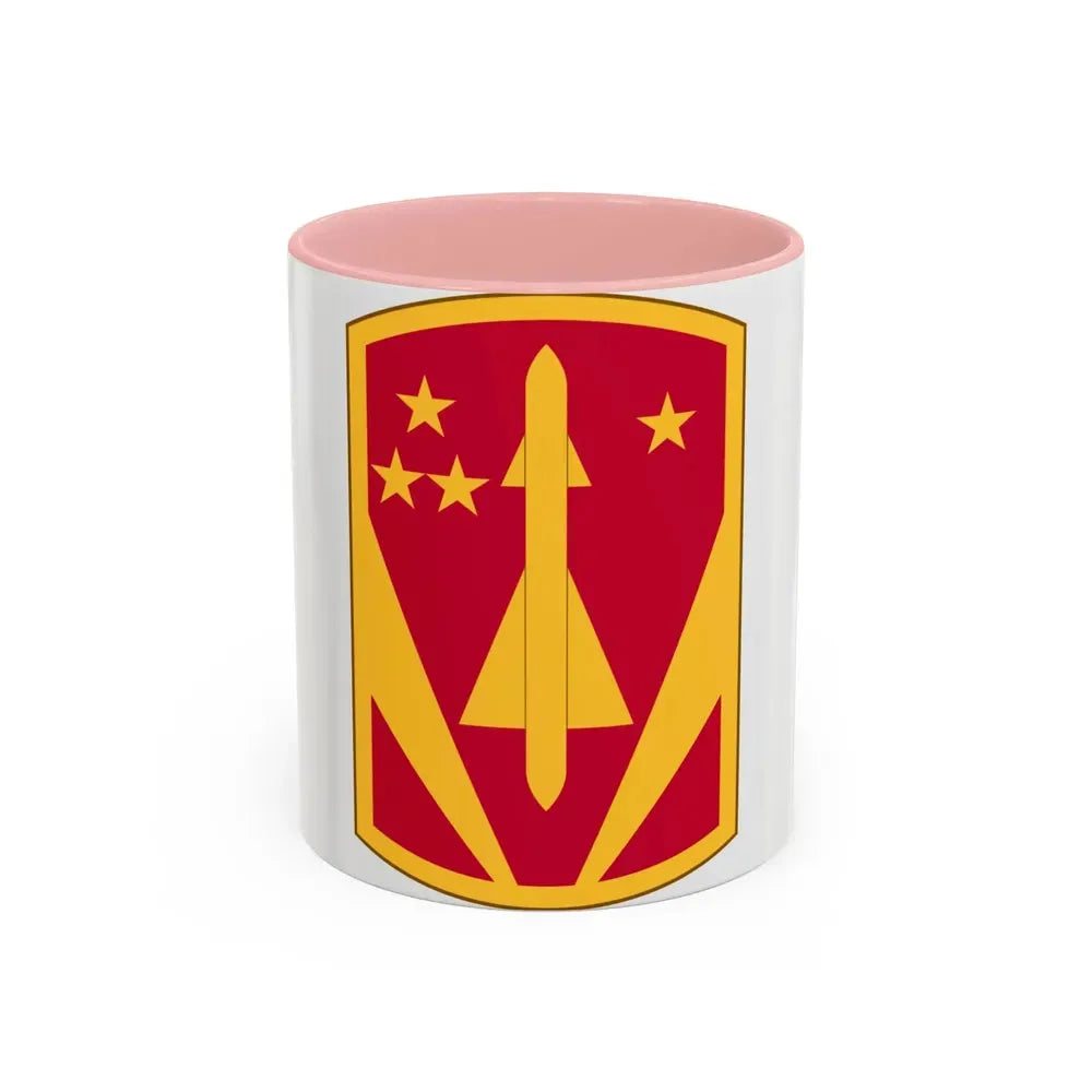 31st Air Defense Artillery Brigade (U.S. Army) Accent Coffee Mug 11oz Pink - Go Mug Yourself