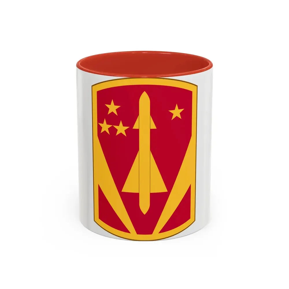 31st Air Defense Artillery Brigade (U.S. Army) Accent Coffee Mug 11oz Red - Go Mug Yourself
