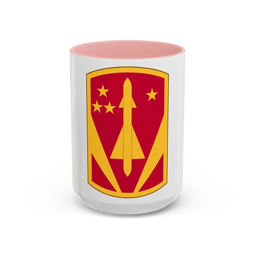 31st Air Defense Artillery Brigade (U.S. Army) Accent Coffee Mug 15oz Pink - Go Mug Yourself