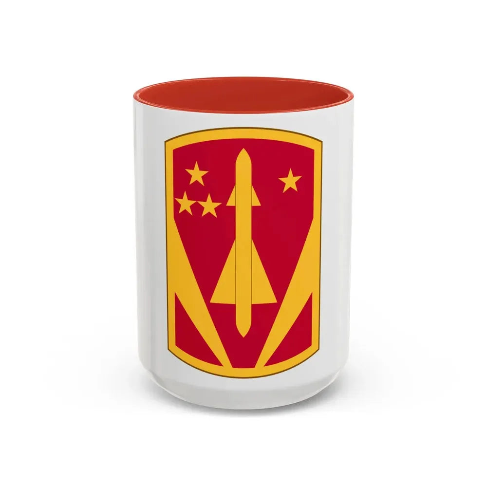 31st Air Defense Artillery Brigade (U.S. Army) Accent Coffee Mug 15oz Red - Go Mug Yourself