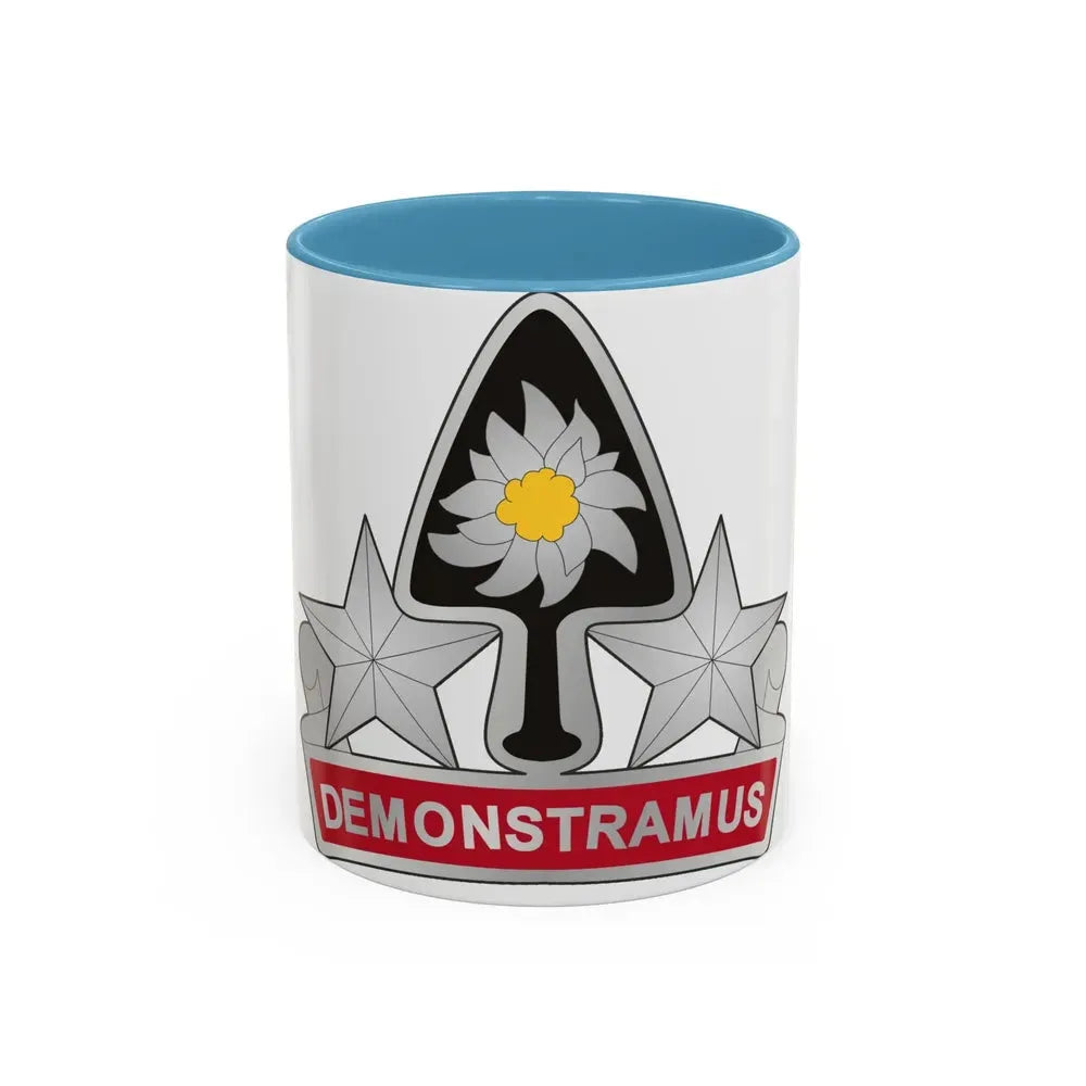 31st Engineer Battalion 2 (U.S. Army) Accent Coffee Mug 11oz Light Blue - Go Mug Yourself